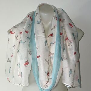 New Joules SCARF 76”long 28” width OVERSIZED